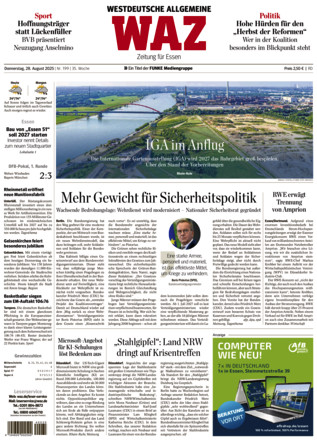 WAZ Westdeutsche Allgemeine Zeitung
