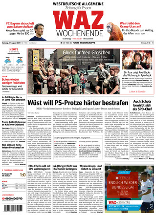 Waz Westdeutsche Allgemeine Zeitung Vom Als Epaper Im