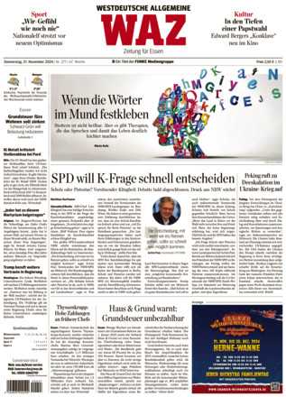 WAZ Westdeutsche Allgemeine Zeitung - ePaper