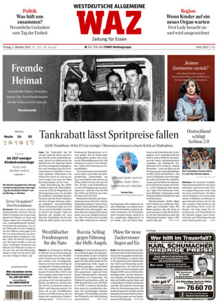 WAZ Westdeutsche Allgemeine Zeitung