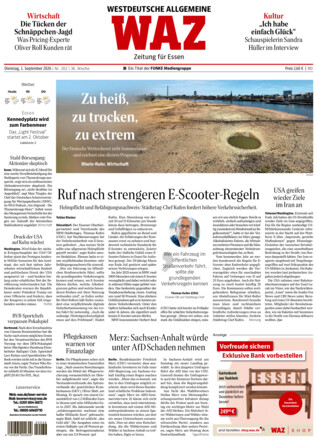 WAZ Westdeutsche Allgemeine Zeitung