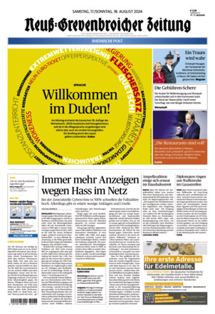 Neuss-Grevenbroicher Zeitung - ePaper