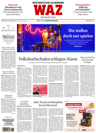 WAZ Westdeutsche Allgemeine Zeitung
