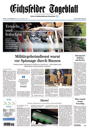 Eichsfelder Tageblatt - ePaper