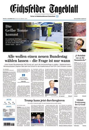 Eichsfelder Tageblatt - ePaper