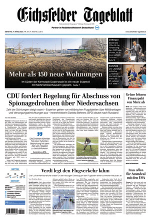 Eichsfelder Tageblatt - ePaper