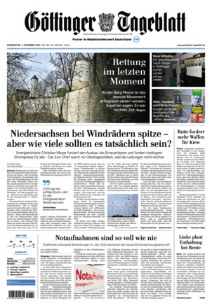Göttinger Tageblatt - ePaper
