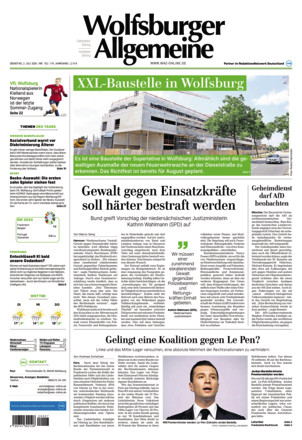 Wolfsburger Allgemeine Zeitung - ePaper