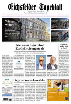 Eichsfelder Tageblatt - ePaper