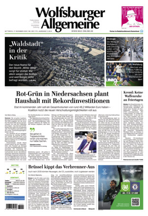 Wolfsburger Allgemeine Zeitung - ePaper