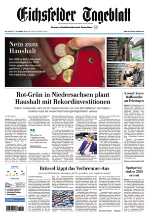 Eichsfelder Tageblatt - ePaper