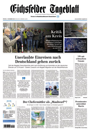 Eichsfelder Tageblatt - ePaper