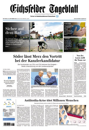 Eichsfelder Tageblatt - ePaper