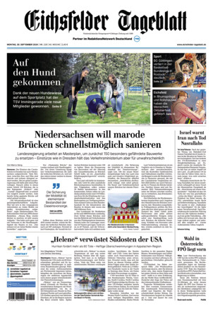 Eichsfelder Tageblatt - ePaper