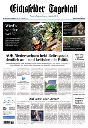 Eichsfelder Tageblatt