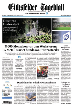 Eichsfelder Tageblatt - ePaper