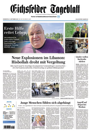 Eichsfelder Tageblatt - ePaper