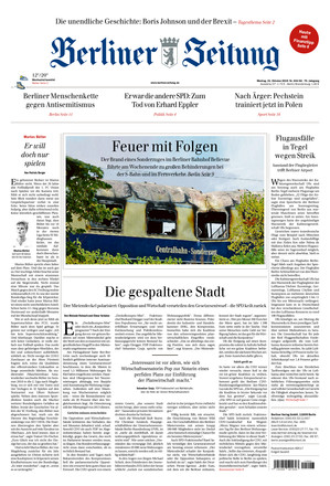 Berliner Zeitung Vom 21.10.2019 – Als EPaper Im IKiosk Lesen