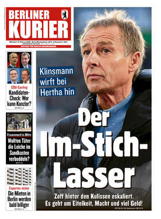 Berliner Kurier Vom 12.02.2020 – Als EPaper Im IKiosk Lesen