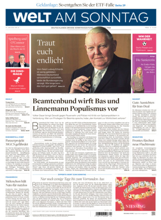 WELT AM SONNTAG Nordrhein-Westfalen