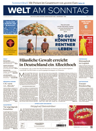 WELT AM SONNTAG Nordrhein-Westfalen