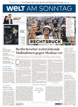 WELT AM SONNTAG Nordrhein-Westfalen