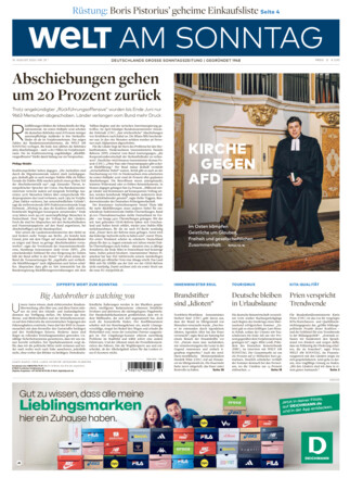 WELT AM SONNTAG Nordrhein-Westfalen