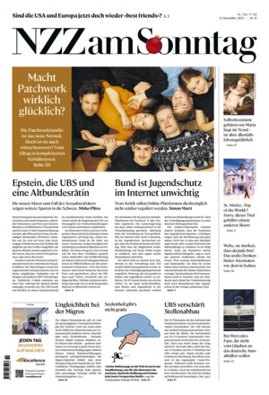 Neue Zürcher Zeitung am Sonntag - ePaper