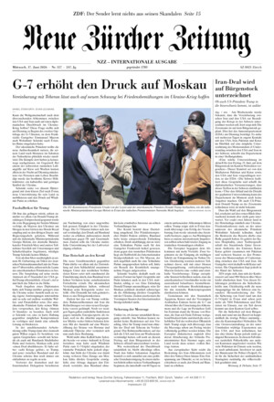 Neue Zürcher Zeitung International