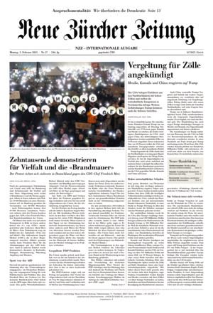 Neue Zürcher Zeitung International - ePaper