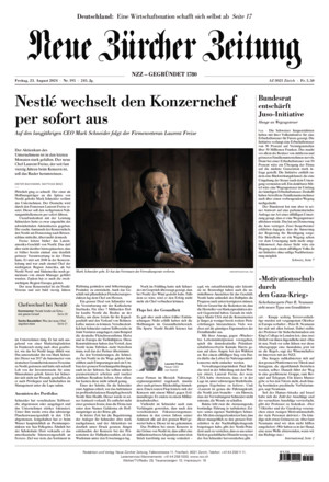 Neue Zürcher Zeitung - ePaper