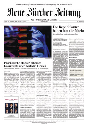 Neue Zürcher Zeitung International