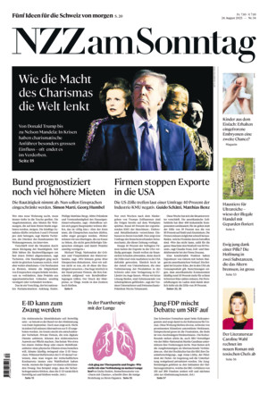Neue Zürcher Zeitung am Sonntag
