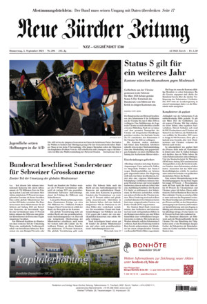 Neue Zürcher Zeitung - ePaper