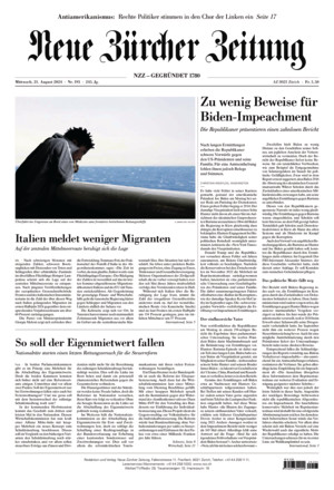 Neue Zürcher Zeitung - ePaper