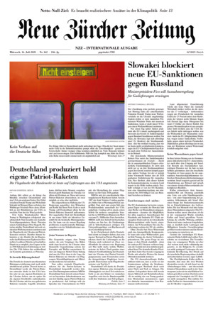 Neue Zürcher Zeitung International