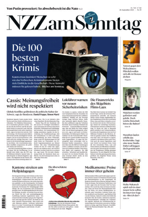 Neue Zürcher Zeitung am Sonntag