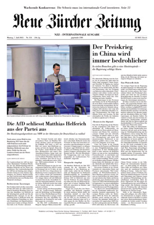 Neue Zürcher Zeitung International