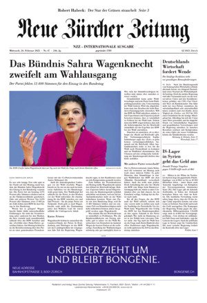 Neue Zürcher Zeitung International