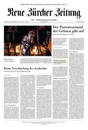 Neue Zürcher Zeitung International - ePaper