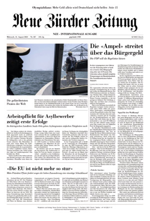 Neue Zürcher Zeitung International - ePaper