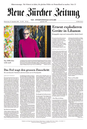 Neue Zürcher Zeitung International - ePaper