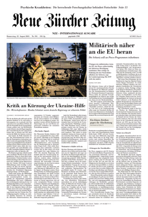 Neue Zürcher Zeitung International