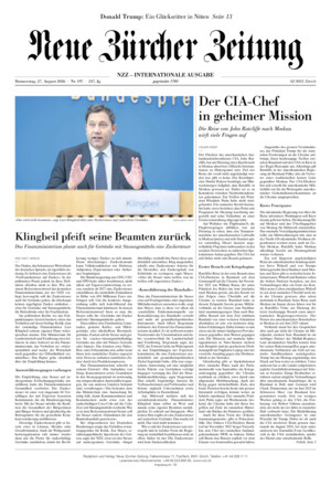 Neue Zürcher Zeitung International