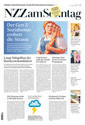 Neue Zürcher Zeitung am Sonntag