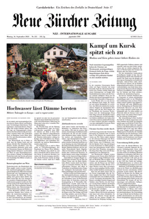 Neue Zürcher Zeitung International - ePaper