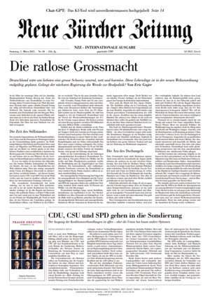 Neue Zürcher Zeitung International