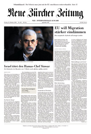 Neue Zürcher Zeitung International - ePaper