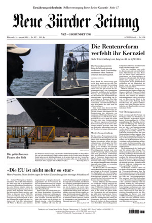 Neue Zürcher Zeitung - ePaper