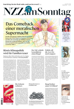 Neue Zürcher Zeitung am Sonntag
